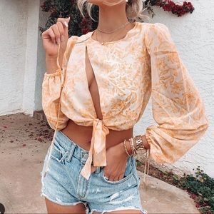 ISO REVOLVE x HARLOW Yellow Top!!!!🌼